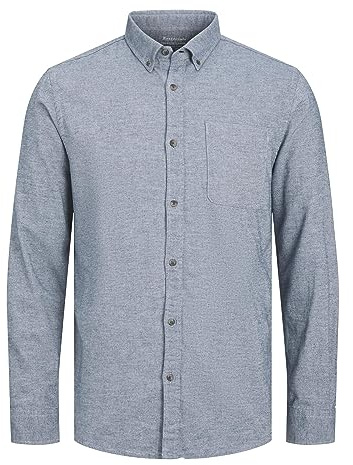 JACK & JONES Male Shirt Slim Fit Shirt, Faded Denim, XS