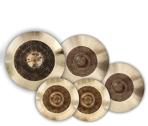 B20 Set Piatti 14'' Hi-Hat+16'' Crash+18'' China+20'' Ride for Drummer Piatti per Principianti