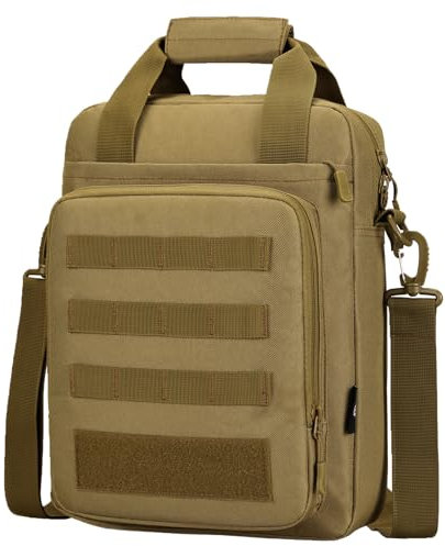 ZHIERNA Borsa Tattica a Tracolla Piccola Borsa Messenger Da Uomo, Borsa Molle Resistente Per Lavoro, Viaggi, Campeggio, Escursioni