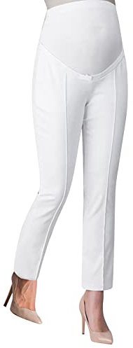 Pantalon de maternité confortable sur les bosses pour femme enceinte, Blanc., S