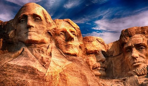 Puzzle 1000 Teile Mount Rushmore Denkmäler Skulpturen 75 * 50Cm
