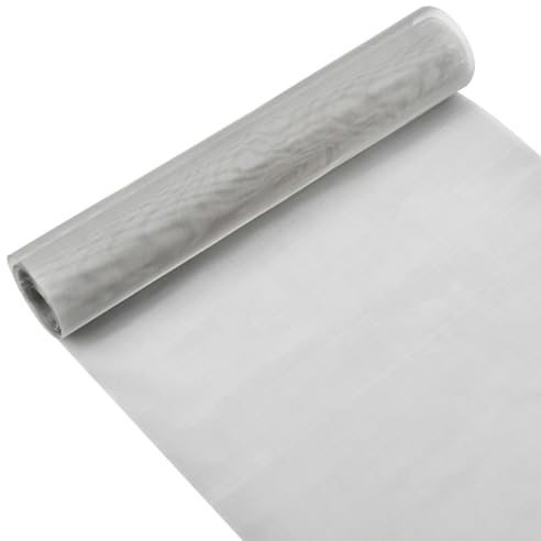USENG 30x120cm Treillis Métallique en Acier Inoxydable 60 Mailles,Maille Métallique Moustiquaire Métallique,Grillage Anti Rongeur Grille Métallique Maille Fine,Treillis Métallique Fil de Lapin Volière