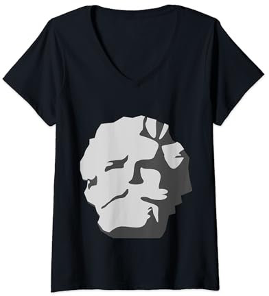 Damen Adem Jashari T-Shirt mit V-Ausschnitt