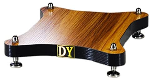 Supports d'enceinte avec Clous d'isolation Fixes for Haut-Parleur Standard, for scène ou Studio, Support d'enceinte Central au Sol, Supports de Moniteur de Studio(34 * 40cm)