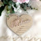 Personalisierte Herz mit Name, Hallo Welt, Holz Herz Zeichen, Babygeschenk Geburt, Geburtsanzeige Baby-Ankündigung Schild, Geschenk zur Geburt, Neugeborenen Holz Schild, Deko Kinderzimmer (Design 6)