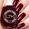 Glitter Nail Polish, Glitter Nail Varnish, Diamond Glitter Quick Dry Nail Polish No UV Lamp Curing, Long Lasting, Chip Resistant, Non-Toxic, Quick Drying, Salon Manicure, At Home (6#Dark Red)
