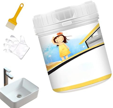 Smileshiney Wasserfester Kleber für Dachlecks,Klarer wasserfester Kleber - Transparenter, unsichtbarer, wasserfester Kleber für Fliesen | Kein ziegelbrechender Reparaturkleber für Badezimmerfliesen an