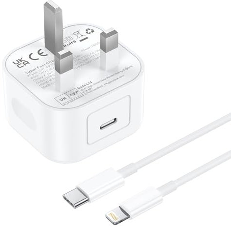 iPhone Charger Fast Charge [MFi Certified] 25W iPhone Fast Charger Plug and Cable PD3.0 Fast Charging USB C Charger with 2M Cable Compatible with Phone 14/13/12/11 Pro/11Pro Max/XS Max/XS/XR/X/8/8P
