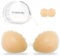 AWXUOCK Invisible Strapless Bras Reusable Stick Skin-Friendly Sticky Push Up Bra Adhesive Bra for Party, Bar, Wedding, Beach, Backless Bra for Women (UK, Cup & Band, C, Nude)