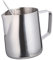 CHICAMPERA Edelstahl Milchaufschäumer Mit Latte Art Pen Präziser Messbecher Für Espresso Und Cappuccino Für Cafés Und Zuhause