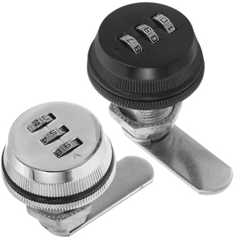 Homoyoyo 2pezzi Serratura Combinazione in Per Cassetto Schedario Cassettiera Armadietto Ufficio Cucina Ripostiglio Senza Batterie e Durevole