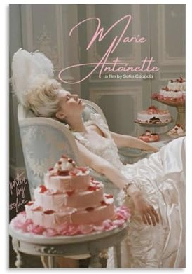 Marie Antoinette Ästhetisches Wandkunst-Poster für Wohnzimmer, Schlafzimmer, dekorativer Malerei-Cover-Druck, 30 x 45 cm, ungerahmter Stil