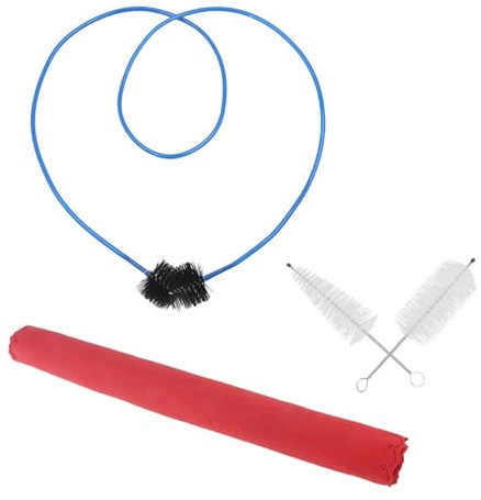 Trompete Wartung Pflege Kits Set Mundstück Bürste Ventile Bürste Flexible Schlange Bürste Tuch