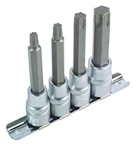 Laser 2379 Long Star Socket Bit Set 1/2 D 4pc