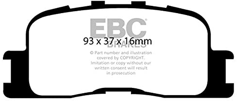 EBC Brakes DP1716 Blackstuff Bremsbeläge