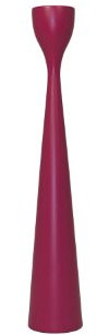 Freemover Rolf M Kerzenständer, Buchenholz, Pink, 28cm