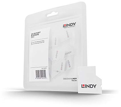 Lindy SD Port Blockers - Pack of 10 without Key