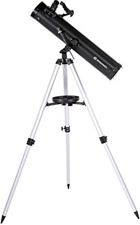 Bresser Venus 76/700 AZ - Télescope réflecteur avec Adaptateur pour Smartphone