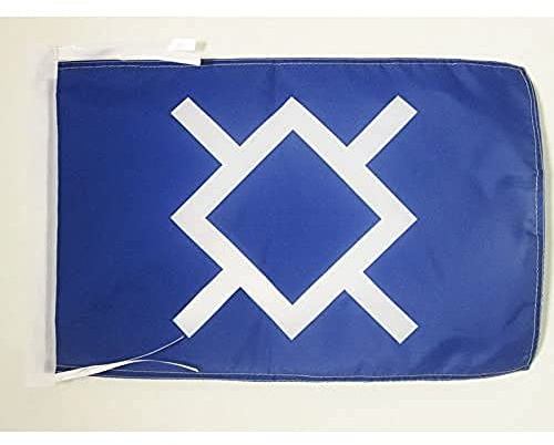 AZ FLAG Cheyenne indians Flag 45x30 cm 100D Polyester Cords | Indoor and outdoor use Cheyenne Native American tribe 12x18 in decorative flag double stitched seams and reinforced edges