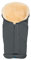 Altabebe MT2003LP-64 Winter Lammfellfußsack für Babyschale und Wanne Nordkap Kollektion 0-12 monate, dunkelgrau