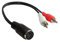 Kabelmeister Adaptateur audio DIN 5 broches vers 2 fiches RCA mâles