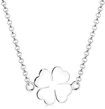 Elli Halskette Damen Kleeblatt Glücksbringer in 925 Sterling Silber