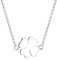 Elli Collier Femme Pendentif en Trèfle Porte-Bonheur en Argent Sterling 925