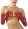 Latex-Handschuhe Lange Form für Sie und Ihn Rot S - L The Latex Collection Größe (M)edium