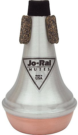 Jo-Ral Piccolo Gerader Trompeten-Dämpfer/Straight Mute (Aluminium mit Kupferboden)