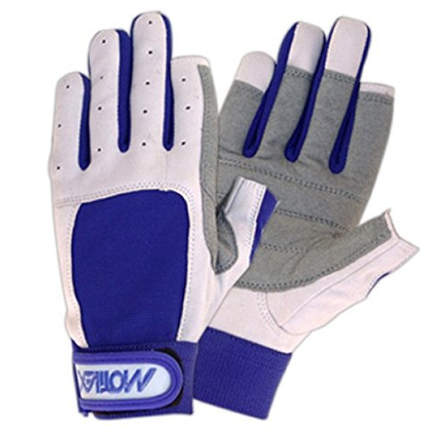 Motivex - Guantes para vela (dedo pulgar e índice cortados, Spandex) Talla:L