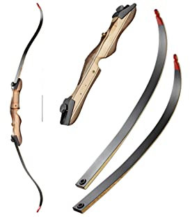RAGIM Wildcat Black - 62 Zoll - Recurvebogen - 28 lbs | Linkshand