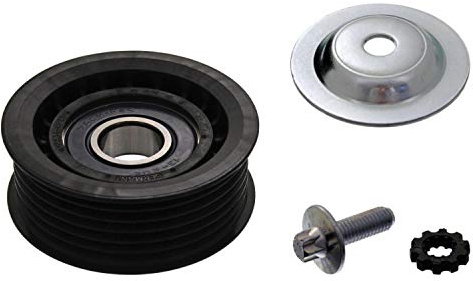 febi bilstein 100091 Umlenkrolle für Keilrippenriemen, mit Schraube , 1 Stück | Kompatibel mit: ALFA ROMEO GIULIETTA, MITO, FIAT 500L, BRAVO II, GRANDE PUNTO, IDEA, PUNTO EVO, LANCIA DELTA III, MUSA