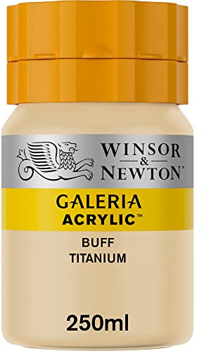 Winsor & Newton 250ml Bottle Galeria Acrylic Colour with Nozzle Cap - Buff Titanium
