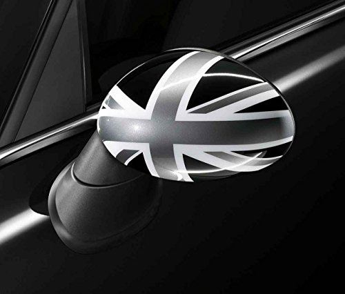 MINI Genuine Left Mirror Cover Black Jack Fits R57 R57 LCI R55 51162147671