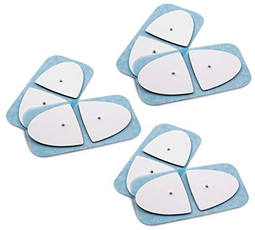 TensCare Boots Press Stud Electrodes (Eligible for VAT relief in the UK) | Twelve reusable 50 x 50 mm press-stud electrode pads for compatible Boots TENS devices