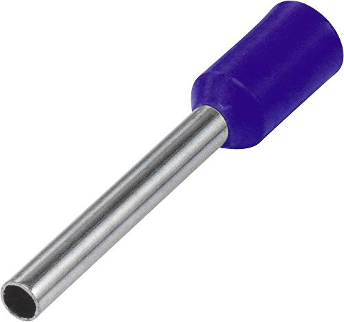 Vogt Verbindungstechnik 470208 Aderendhülse Einzeladerendhülse 0.75 mm² x 8 mm teilisoliert blau 100 St