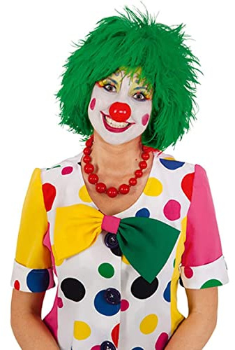 Perücke Clown grün Keine Größe
