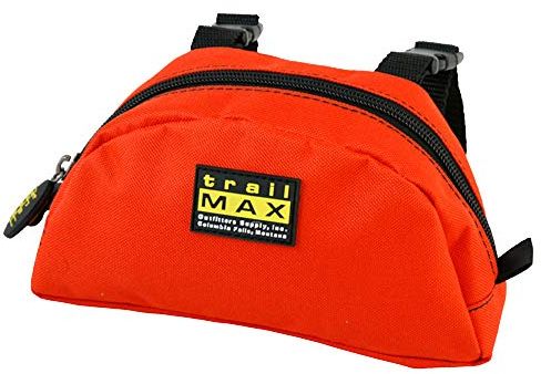 TrailMax Original Pommel Pocket Satteltasche für Western- & Endurance-Sättel; Handy-Sattelhorntasche; Sattelhorn-Tasche für Pferde; Trail Riding Handy-Knauftasche; Orange