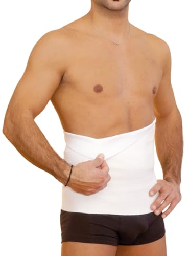 BODYPERFECT Ceinture lombaire chauffante Laine Abdominale Homme Femme Gaine ventre plat XS