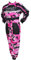 Wulfsport, combinaisons enfant Wulf pour courses de motocross LT PW CAMO et karting - rose -