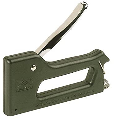 wolfcraft 6999000 Tacocraft P4 Handtacker mit Kunststoffgehäuse für Klammern 6+8 mm Typ 053