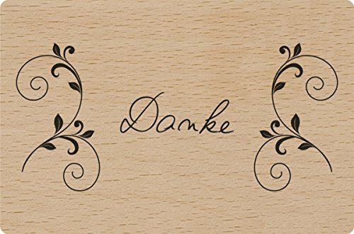 Heyda Holzstempel Danke