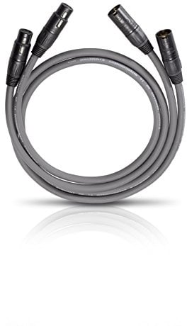 Oehlbach NF 14 Master X - Câble Audio NF de qualité supérieure avec fiche XLR - Construction symétrique - SPOFC (argenté) - 2 x 1 m - Anthracite