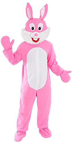 Hase Rosa Einheitsgrösse XXL Kostüm für Fasching Karneval Ostern
