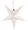 Weihnachtsstern/Papierstern Lampenschirme mit funkelnden dekorativen Designs Weihnachtsbaum Dekor Ornament - Weiß, 60cm / 23,62 Zoll