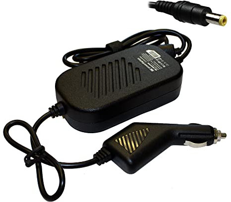 Power4Laptops Adaptateur CC Chargeur de Voiture Alimentation pour Ordinateur Portable Compatible avec Toshiba Satellite P500-16R