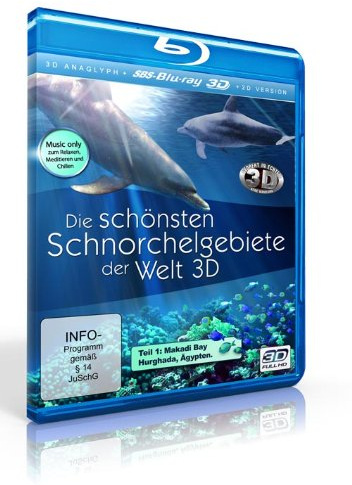 Die schönsten Schnorchelgebiete der Welt (inkl. 2D/anaglyphe 3D-Version) (+ 2 3D-Brillen) [3D Blu-ray]
