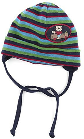 Sigikid Baby - Jungen Mütze, Baby, Gestreift, Gr. 38 (Herstellergröße: 38/40), Mehrfarbig