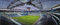 Frankfurt Stadion Panorama 2016 - Poster 120 x 50 cm - hochwertiger FineArtPrint
