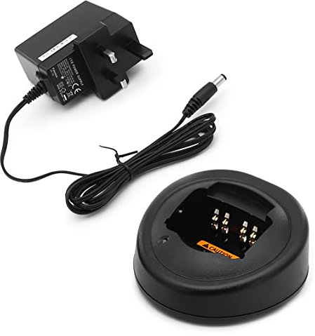 SUNDELY® Rapid Desktop Charger for Motorola Radio GP328 GP340 GP680 GL2000 EX560 HT750 MTX850 PRO7150 PTX700 Walkie Talkie HTN9000 Ni-MH Ni-CD Li-ion Battery Charging Dock Cradle Base Station Quick